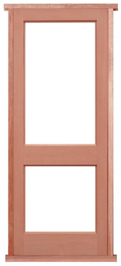 2XGG Hardwood Pre-hung Door Set (unglazed)